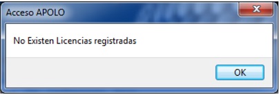 Sin licencias activas