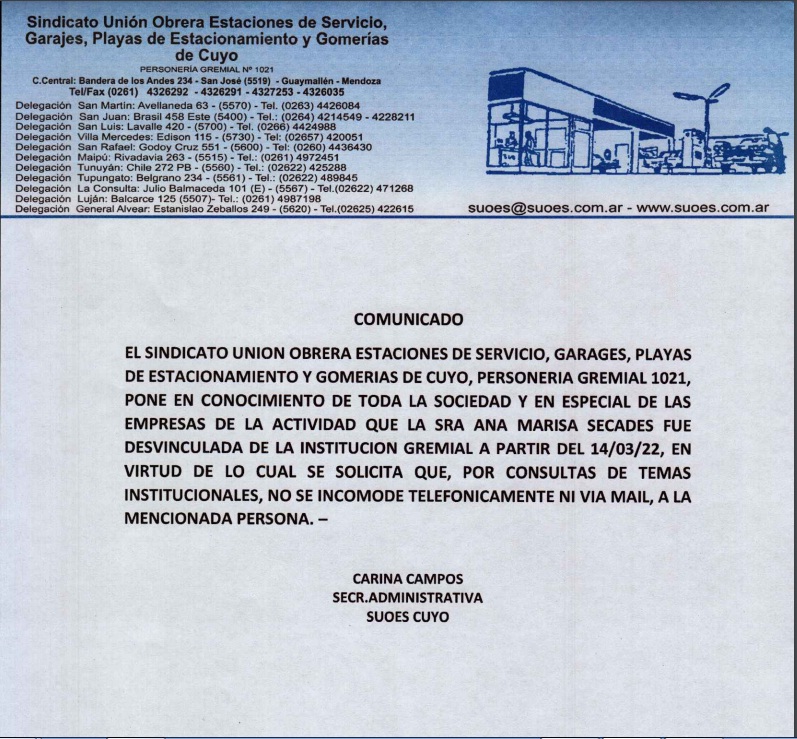 Comunicado